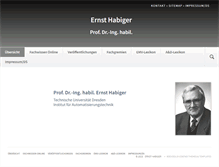 Tablet Screenshot of habiger.com